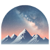 Milky Way Peak Under Star Dome