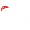 Merry Christmas Script with Santa Hat