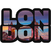 London Skyline in Letters