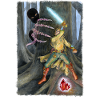 Fantasy Hero Battling Shadow Creature
