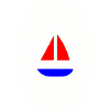 Fingerprint Sailboat Design