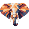Elefant_farbe_poly