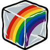 Rainbow in cube