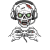 Respawn Ready Zombie Skull Gaming