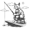 Nocturnal Cat Angler