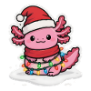 Funny Axolotl Christmas