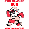 Run, Clause, Run – Christmas Design