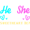 Gender Reveal Saint-Valentin Futurs parents