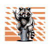 Funny Raccoon