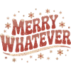Funny Christmas motif Christmas grouch