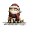 Grim Christmas Cat