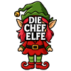 Chef Elf Tenue de Noël Famille