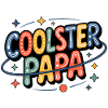 Papa le plus cool néon rétro