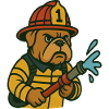 Fire Bulldog Hero