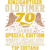 70 Years Unique Classic 70th Birthday