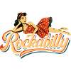 Rockabilly Woman 50s Reclining Petticoat Gift