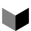 Geometric Cube Silhouette