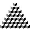 Isometric Cube Pyramid