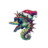 Hippocampe Noël Drôle