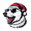 Polar Bear Christmas Funny