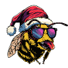 Bee Christmas Funny