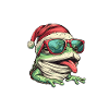 Frog Christmas Funny