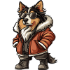 Border Collie Dog Cool Winter