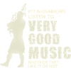 Nachbarn Hören Immer Gute Musik Dudelsack