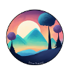Serenity of the Pastel Mountains