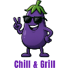 Eggplant - Chill & Grill Cartoon Vegetables