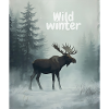 Wild Winter Moose