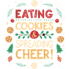 Eating cookies and spreading joy