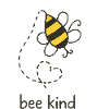 Be Kind Bee Illustration