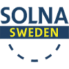 Solna Sweden logo circular design