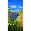 Coastal Canoe Blue Water Panorama