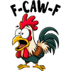 F CAW F Rooster Screaming Meme