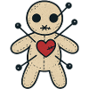 Voodoo Herzstich Puppe