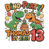 Dino Party Birthday 13 Thomas