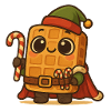 Christmas Waffle