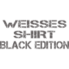 Funny Slogan White Shirt Black Edition
