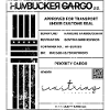 Shipping Label, black