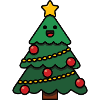Small Merry Christmas Tree
