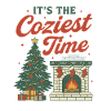 Cozy Christmas Fireplace & Tree Design