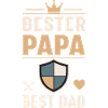 Bester Papa Schild Design