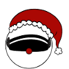 Casque du Père Noël