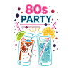 80s Party Neon Drinks
