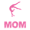 Gymnastics Mom Silhouette