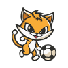 Fuchs Fußball Cartoon