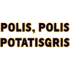 Polizei Polizei Kartoffelbällchen Typografie