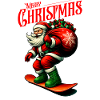 Snowboard Père Noël – Joyeux Noël